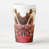 Vintages Österreich Wien Prater Vergnügungspark Ba Milchtasse (Vorderseite)