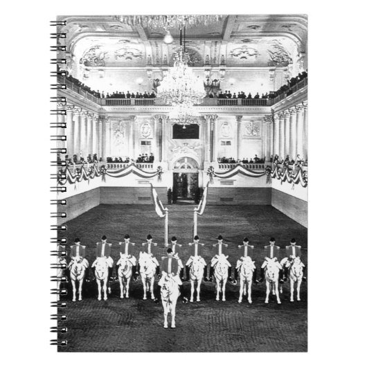 Vintages Österreich Wien Spanische Reitschule Notizblock (Vorderseite)