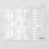 Vintages Österreich Wien Spanische Reitschule Postkarte (Rückseite)