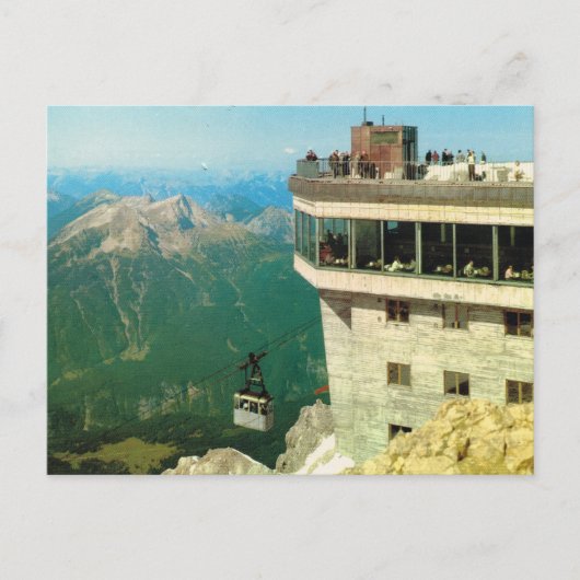 Vintages Österreich, Zugspitz Postkarte (Vorderseite)