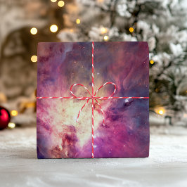 Vintages Overlay Orion Nebula Celestial Foto Geschenkpapier Set