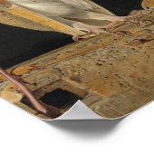 Vintages Owalbild Poster (Ecke)