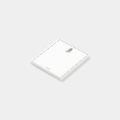 Vintages Owl auf Zweig #1 Post-it Klebezettel (angewinkelt)