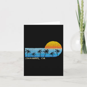 Vintages Oxnard, Ca Palm Trees und Amphitheater; S Karte
