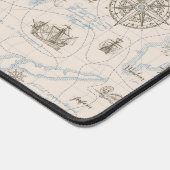 Vintages Ozeandiagramm Schreibtischunterlage (Ecke)