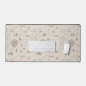 Vintages Ozeandiagramm Schreibtischunterlage (Tastatur & Maus)