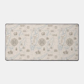 Vintages Ozeandiagramm Schreibtischunterlage (Vorderseite)