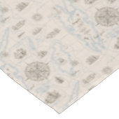 Vintages Ozeandiagramm Tischdecke (Schrägansicht)