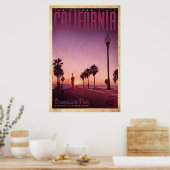 Vintages Ozeannahen-Reiseplakat Poster (Küche)