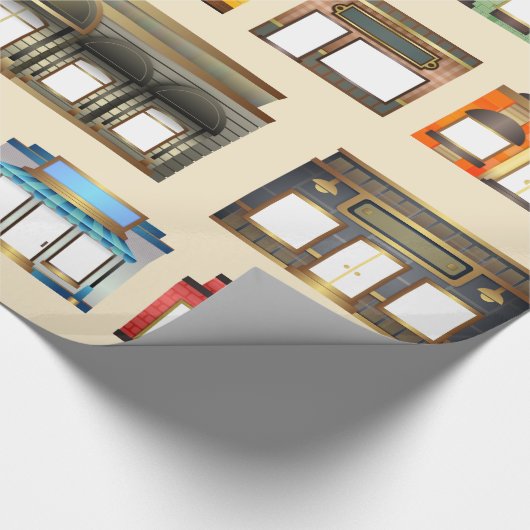 Vintages Packpapier (Ecke)