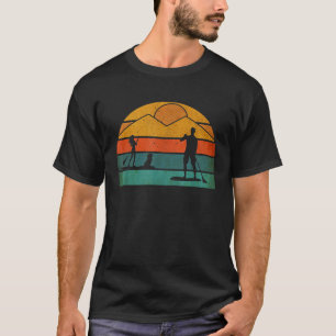 Vintages Paddelbrett-Surf T-Shirt