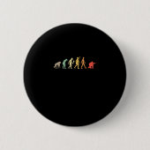 Vintages Paintball-Evolution-Geschenk Button (Vorderseite)