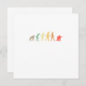 Vintages Paintball-Evolution-Geschenk Einladung (Vorne/Hinten)