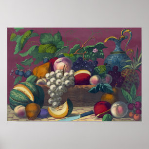 Vintages Painting Food Design Value Plakatpapier Poster