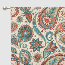 Vintages Paisley in Aquamariner Creme