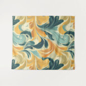 Vintages Paisley-Inspiriert Leaf-Muster (1) Wandteppich (Vorderseite (Horizontal))