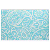 Vintages Paisley-Muster in Weiß und Blau Stoff (Fat Quarter (45,7 x 55,9 cm))