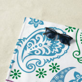 Vintages Paisley-Muster Strandtuch (Beispiel)