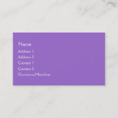 Vintages Paisley-Muster Visitenkarte (Rückseite)