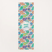 Vintages Paisley-Muster Yogamatte (Vorderseite)