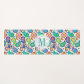 Vintages Paisley-Muster Yogamatte (Vorderseite (Horizontal))
