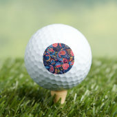 Vintages Paisley Nahtloses Muster Golfball (Insitu T-Shirt)