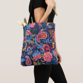 Vintages Paisley Nahtloses Muster Tasche (Von Nahem)