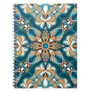Vintages Paisley-Taschentuch: orientalischer Druck Notizblock