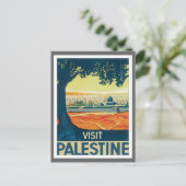 Vintages Palästina Naher Osten Postkarte (Stehend Vorderseite)