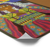 Vintages Palästina-Poster Poster (Ecke)