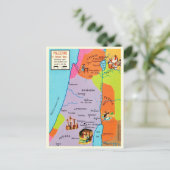 Vintages Palästina-Postkarte Postkarte (Stehend Vorderseite)