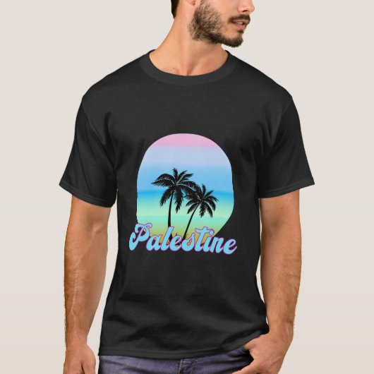 Vintages Palästina T-Shirt (Vorderseite)