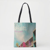 Vintages Palm Spring Hotel Tasche (Vorderseite)