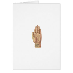 Vintages Palmen-Lesediagramm