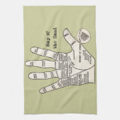 Vintages Palmlesen Küchentuch (Vertikal)