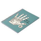 Vintages Palmlesen Notizblock (Linke Seite)