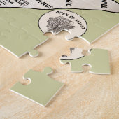 Vintages Palmlesen Puzzle (Seite)