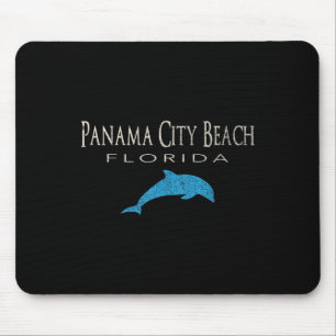Vintages Panama City Beach Fl Dolphin T Shirt Mousepad