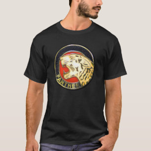 Vintages Panther-Motorrad-Abzeichen T-Shirt