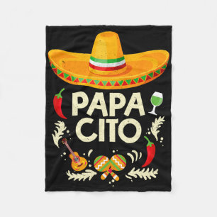 Vintages Papa Cito Cinco De Mayo Mexikanisches Par Fleecedecke