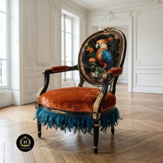 Vintages Papageienpapier Seidenpapier