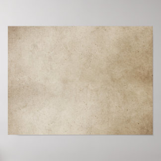 Vintages Papier Brauner Hintergrund für antikes Pe Poster