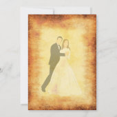 Vintages Papier Einladung (Rückseite)