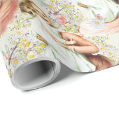 Vintages Papier für Baby Geschenkpapier (Rolleneckpunkt)