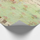Vintages Papier Geschenkpapier (Ecke)