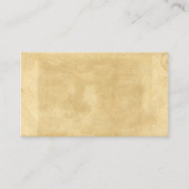 Vintages Papier mit festgehaltenem Altpapier Visitenkarte