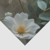 Vintages Papier und Frühlingsblumen (Detail)