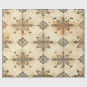 VINTAGES PAPIER-WRAPPING-PAPIER GESCHENKPAPIER (Flach)