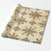 VINTAGES PAPIER-WRAPPING-PAPIER GESCHENKPAPIER (Ungerollt)