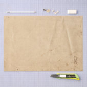 Vintages Papierbildzettel Seidenpapier (Handwerk)